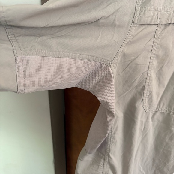 REI Co-Op Men's Tan Button Down Shirt Vented Mesh Nylon Rugged Hiking XXL Active - Picture 11 of 16